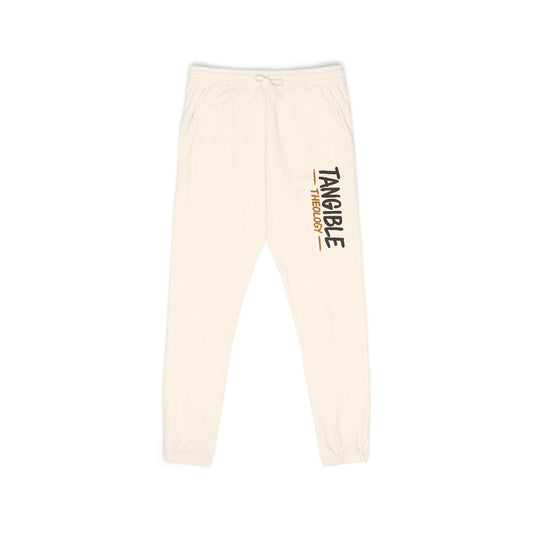 Graphic Sweatpants — "Timberlake" Vertical Logo Fleece Joggers