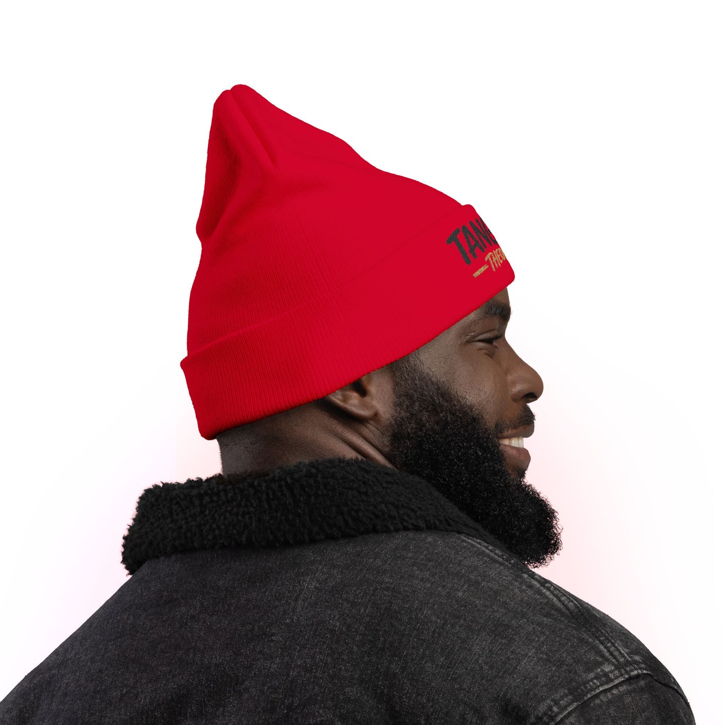 Tangible Theology Embroidered Knit Beanie