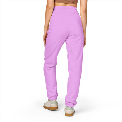 Graphic Sweatpants — "Timberlake" Vertical Logo Fleece Joggers