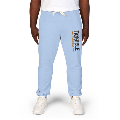 Graphic Sweatpants — "Timberlake" Vertical Logo Fleece Joggers