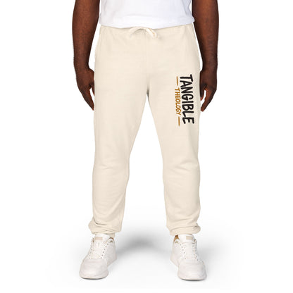 Graphic Sweatpants — "Timberlake" Vertical Logo Fleece Joggers