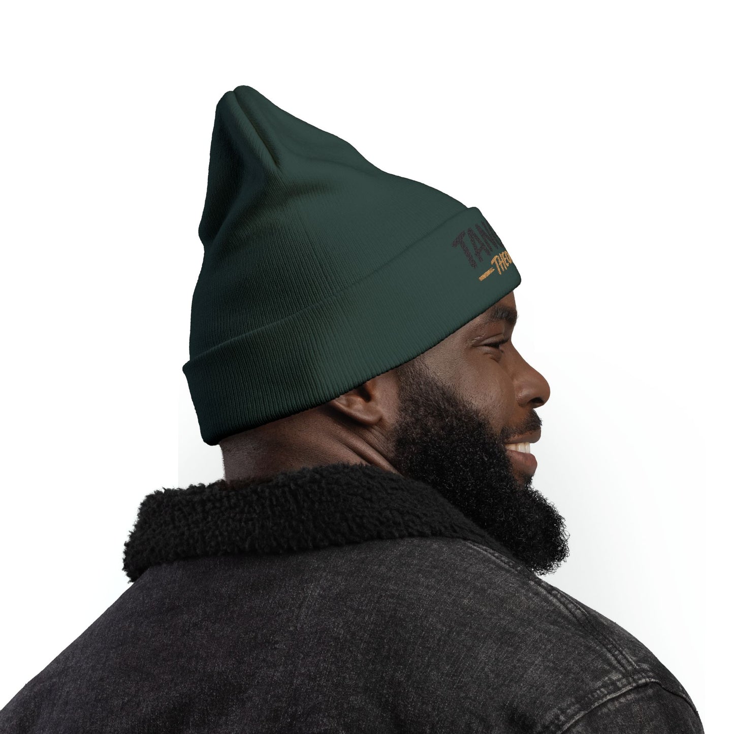 Tangible Theology Embroidered Knit Beanie