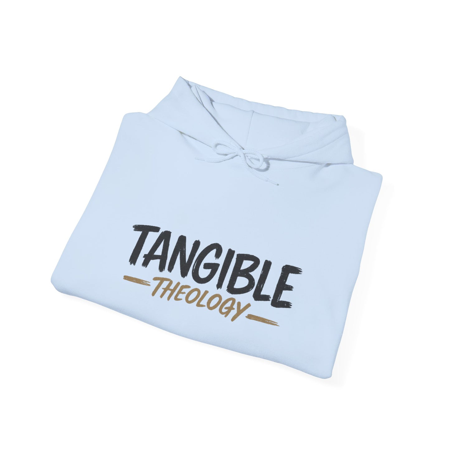 Tangible Theology Hoodie — Minimal Faith Logo Pullover
