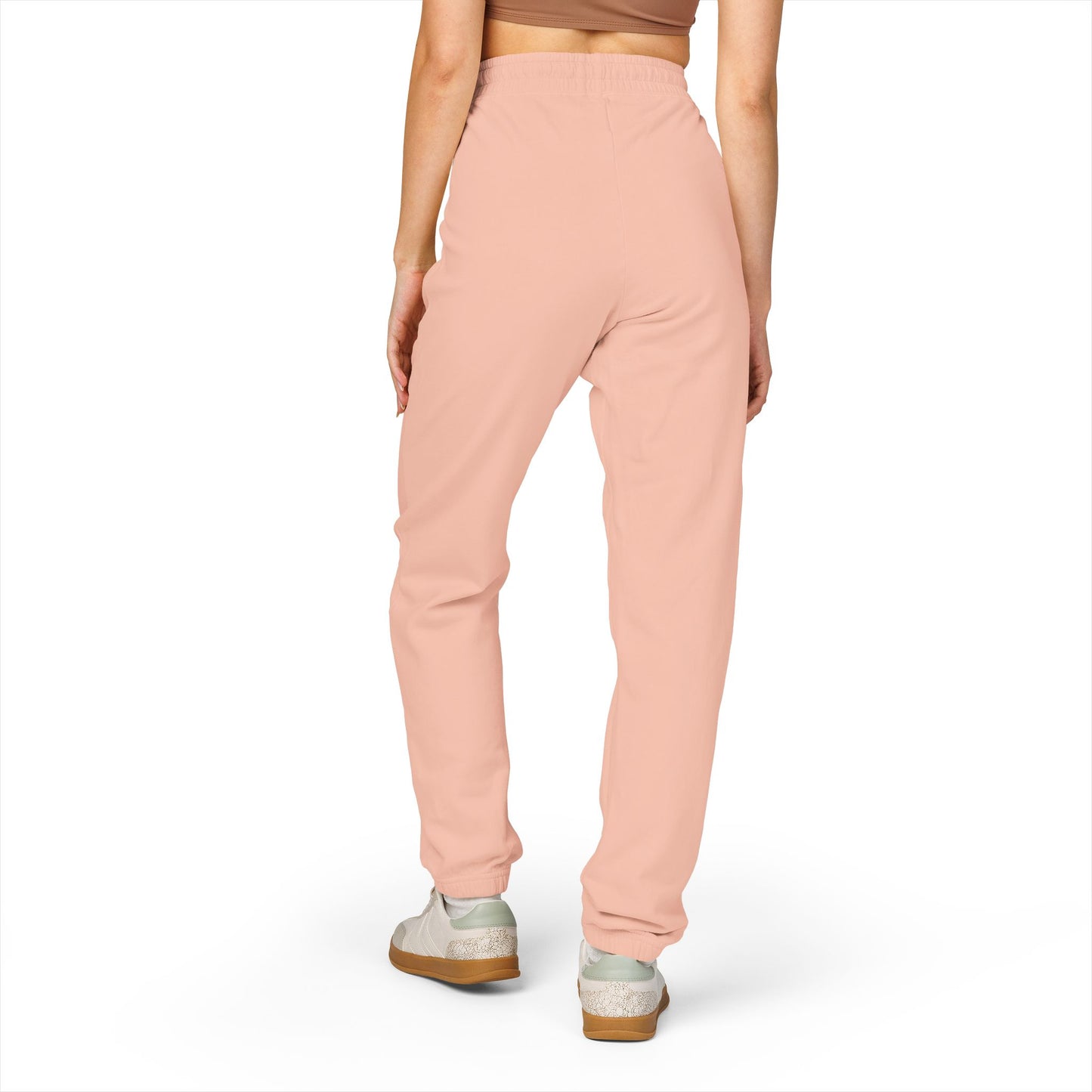 Graphic Sweatpants — "Timberlake" Vertical Logo Fleece Joggers