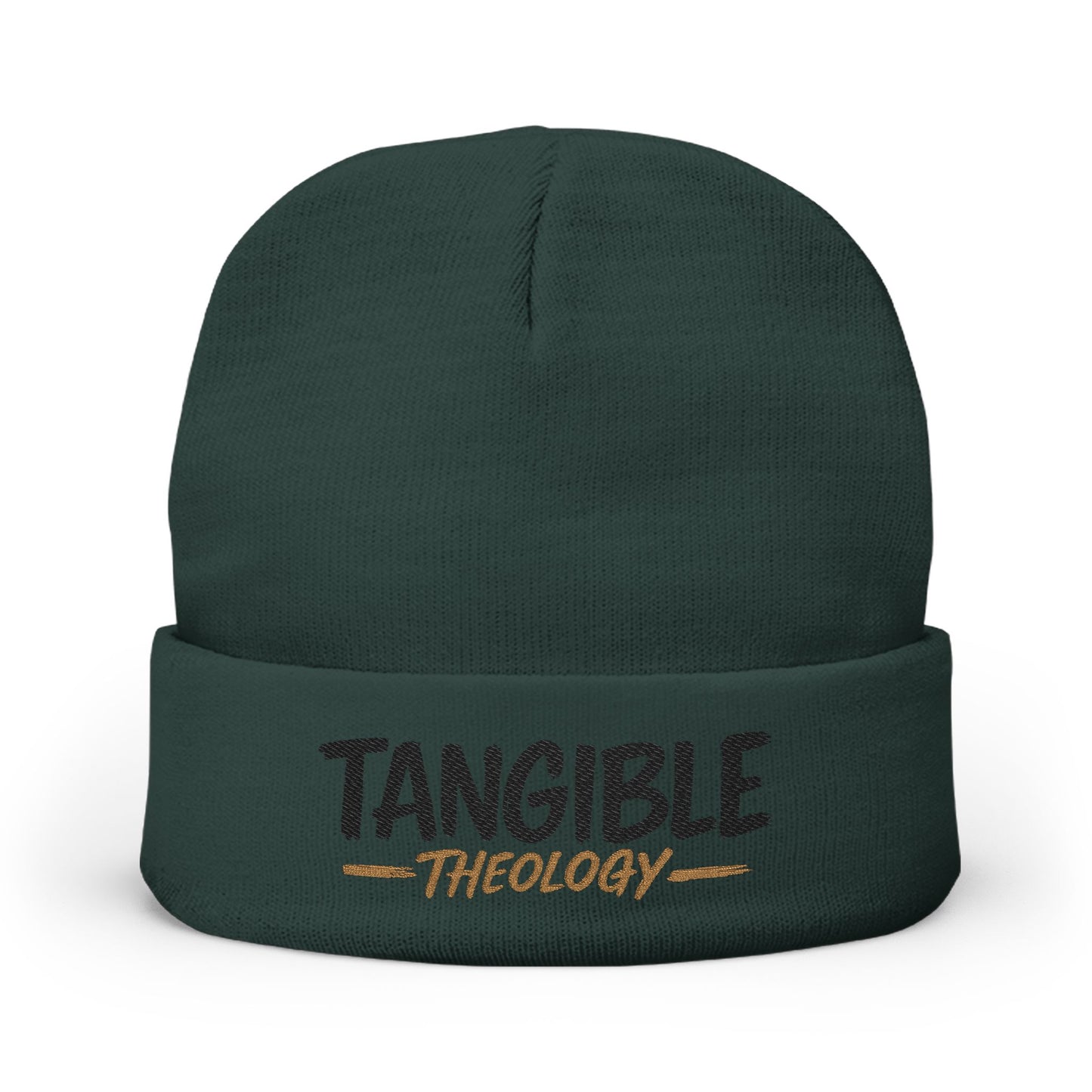 Tangible Theology Embroidered Knit Beanie