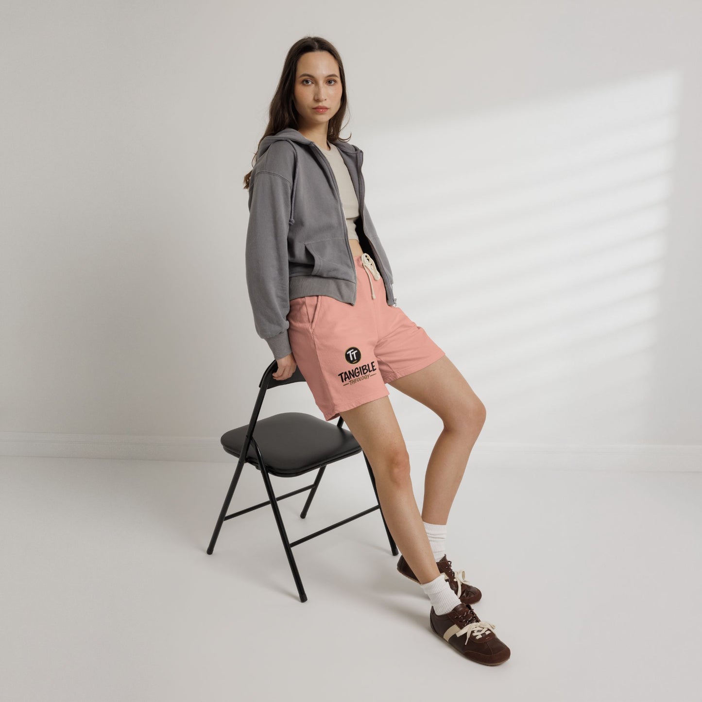 Tangible Theology Fleece Sweat Shorts — Garment-Dyed Lightweight Lounge Shorts