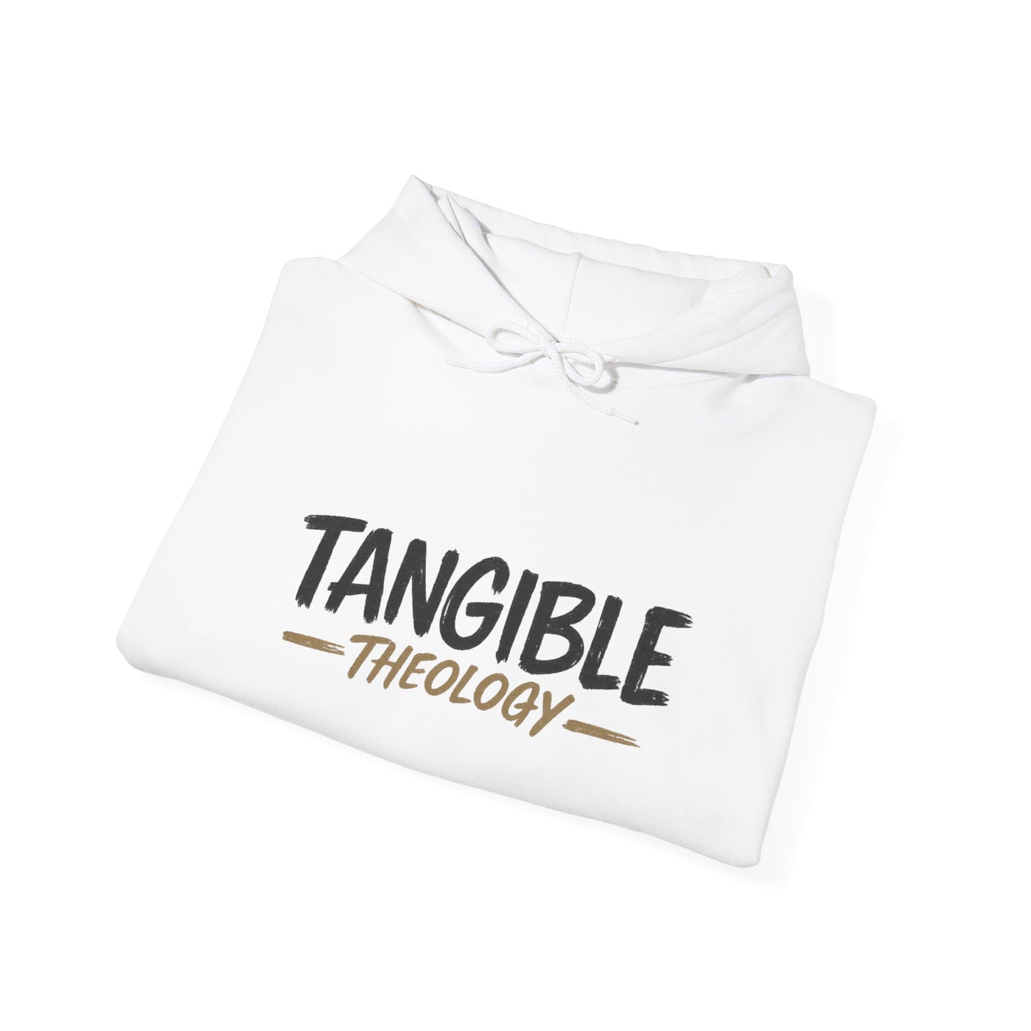 Tangible Theology Hoodie — Minimal Faith Logo Pullover