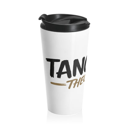 Theology Travel Mug — "Theology" Stainless Steel Travel Coffee Tumbler