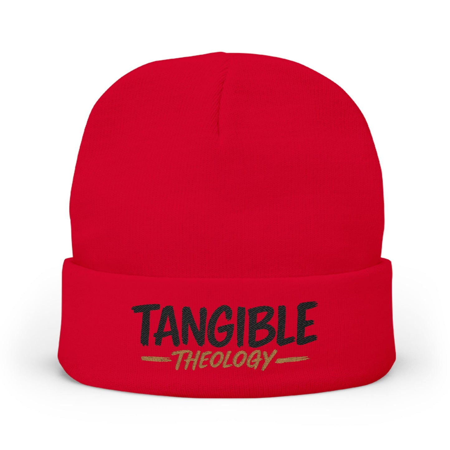 Tangible Theology Embroidered Knit Beanie
