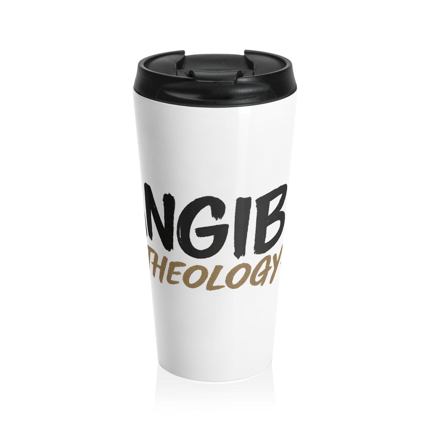 Theology Travel Mug — "Theology" Stainless Steel Travel Coffee Tumbler