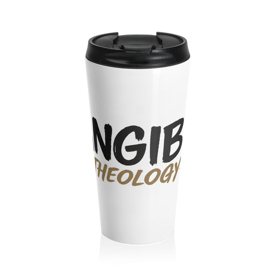 Theology Travel Mug — "Theology" Stainless Steel Travel Coffee Tumbler