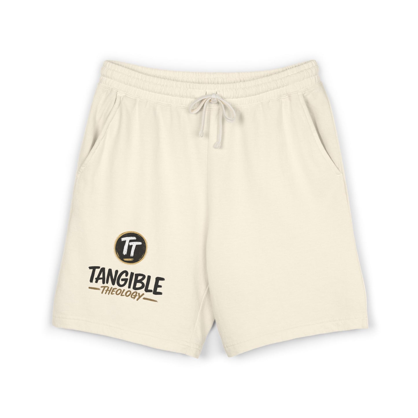 Tangible Theology Fleece Sweat Shorts — Garment-Dyed Lightweight Lounge Shorts