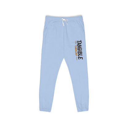 Graphic Sweatpants — "Timberlake" Vertical Logo Fleece Joggers