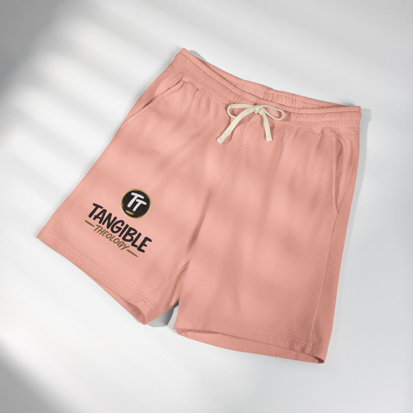 Tangible Theology Fleece Sweat Shorts — Garment-Dyed Lightweight Lounge Shorts