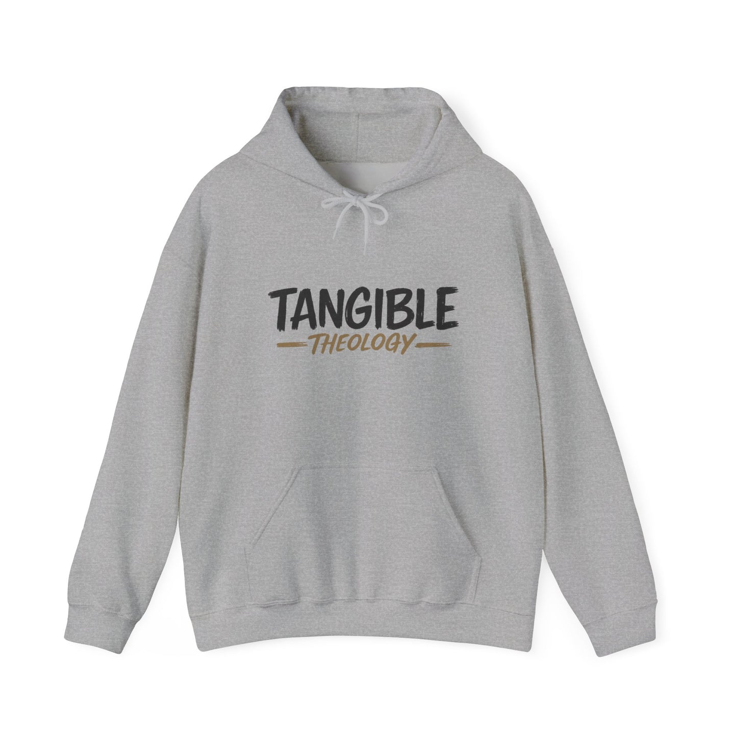 Tangible Theology Hoodie — Minimal Faith Logo Pullover