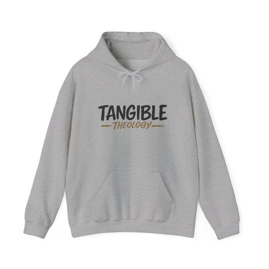 Tangible Theology Hoodie — Minimal Faith Logo Pullover