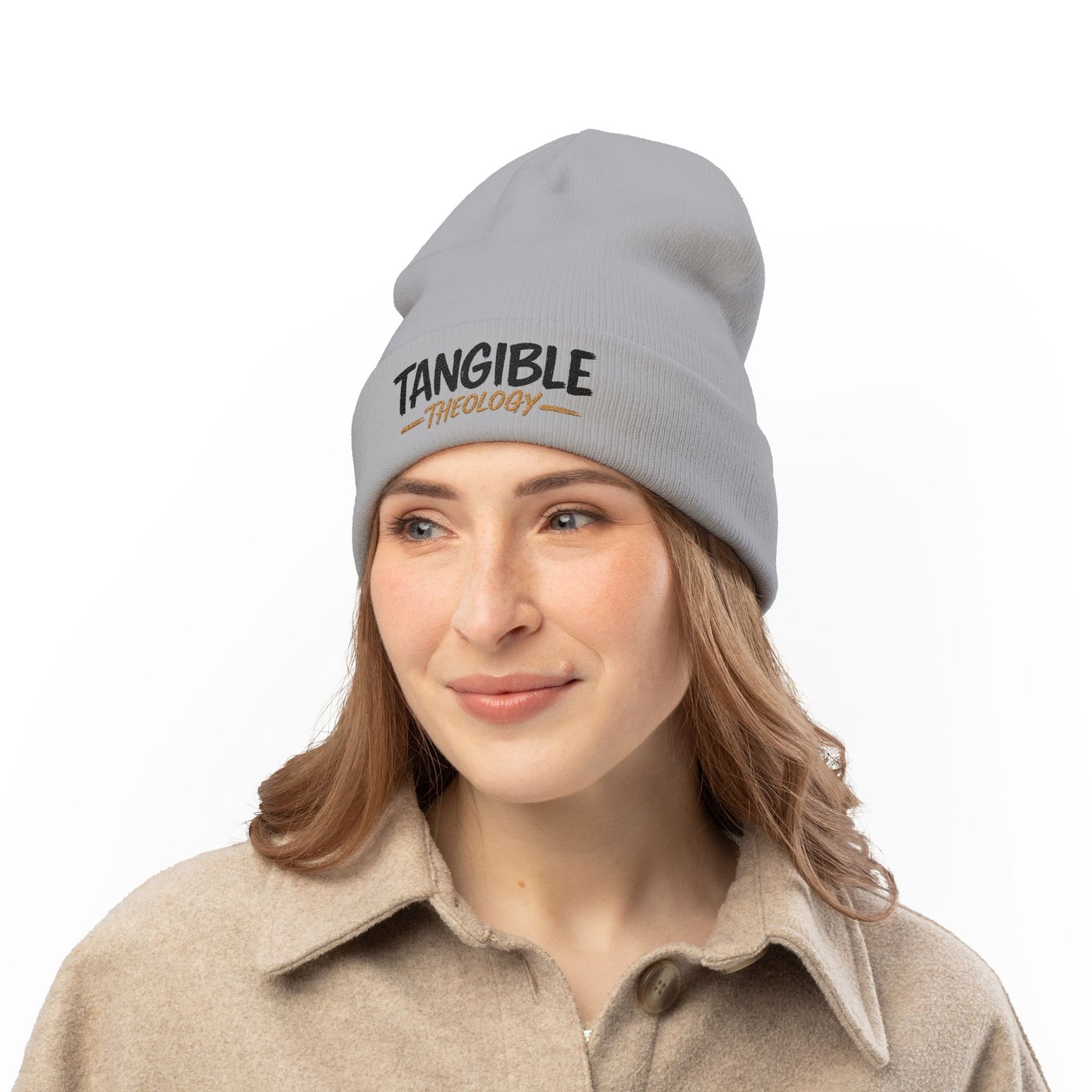 Tangible Theology Embroidered Knit Beanie