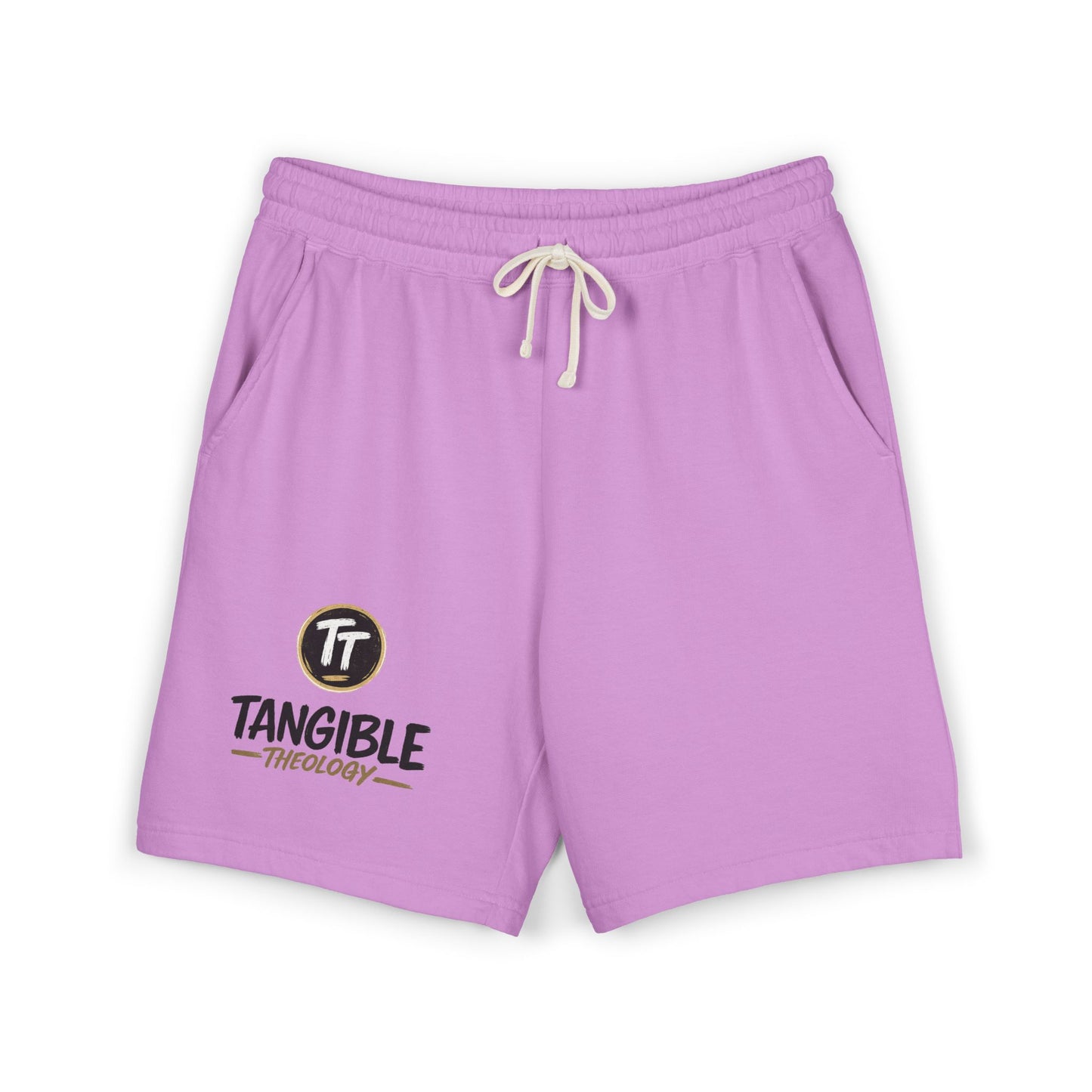 Tangible Theology Fleece Sweat Shorts — Garment-Dyed Lightweight Lounge Shorts