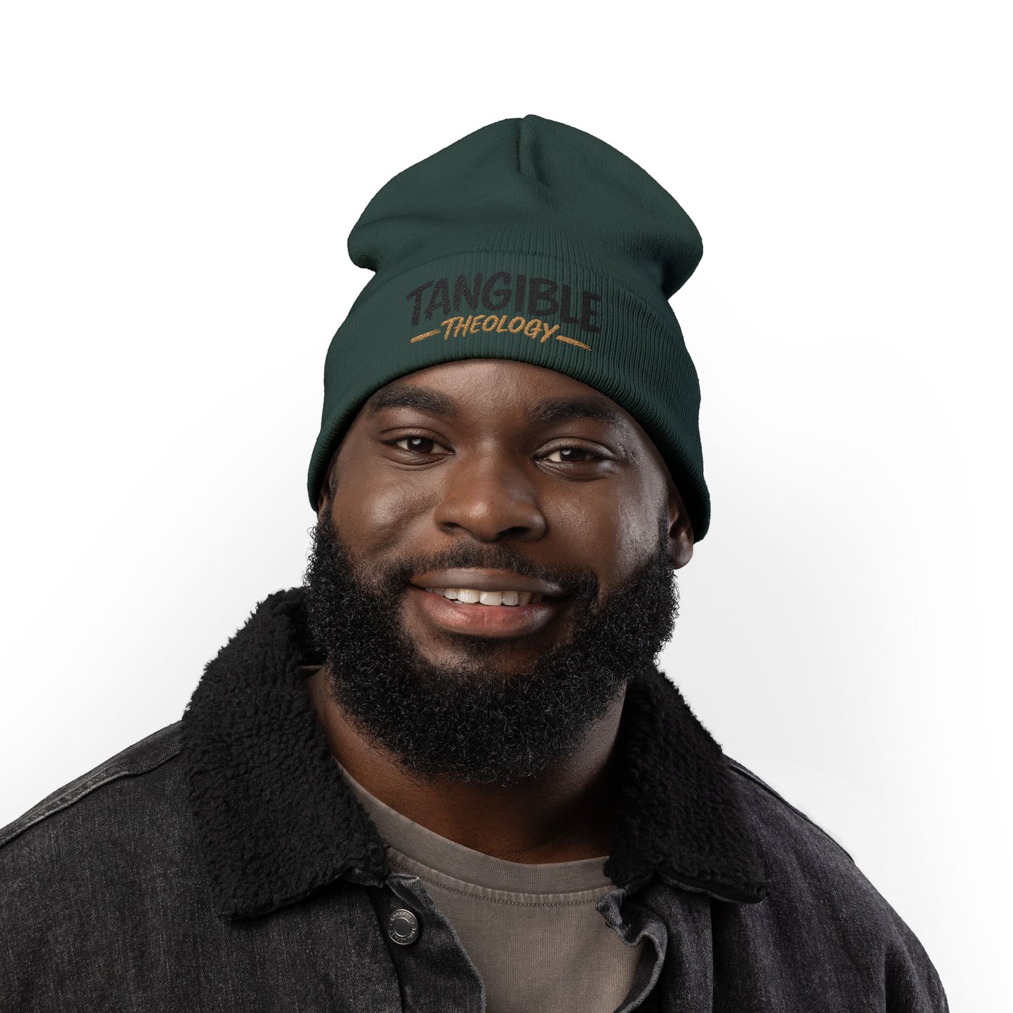 Tangible Theology Embroidered Knit Beanie