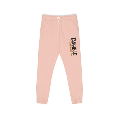 Graphic Sweatpants — "Timberlake" Vertical Logo Fleece Joggers