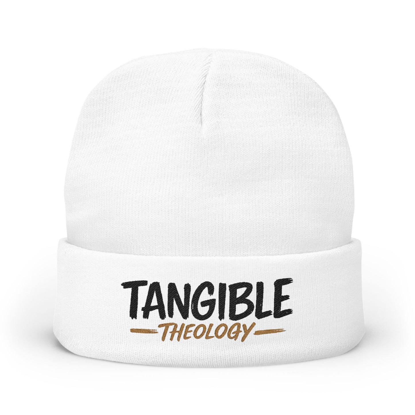 Tangible Theology Embroidered Knit Beanie