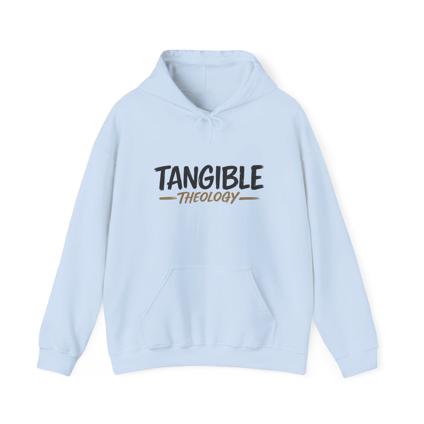 Tangible Theology Hoodie — Minimal Faith Logo Pullover