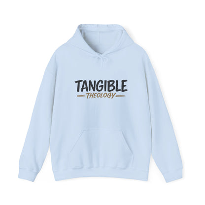 Tangible Theology Hoodie — Minimal Faith Logo Pullover