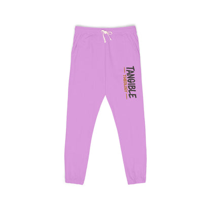 Graphic Sweatpants — "Timberlake" Vertical Logo Fleece Joggers
