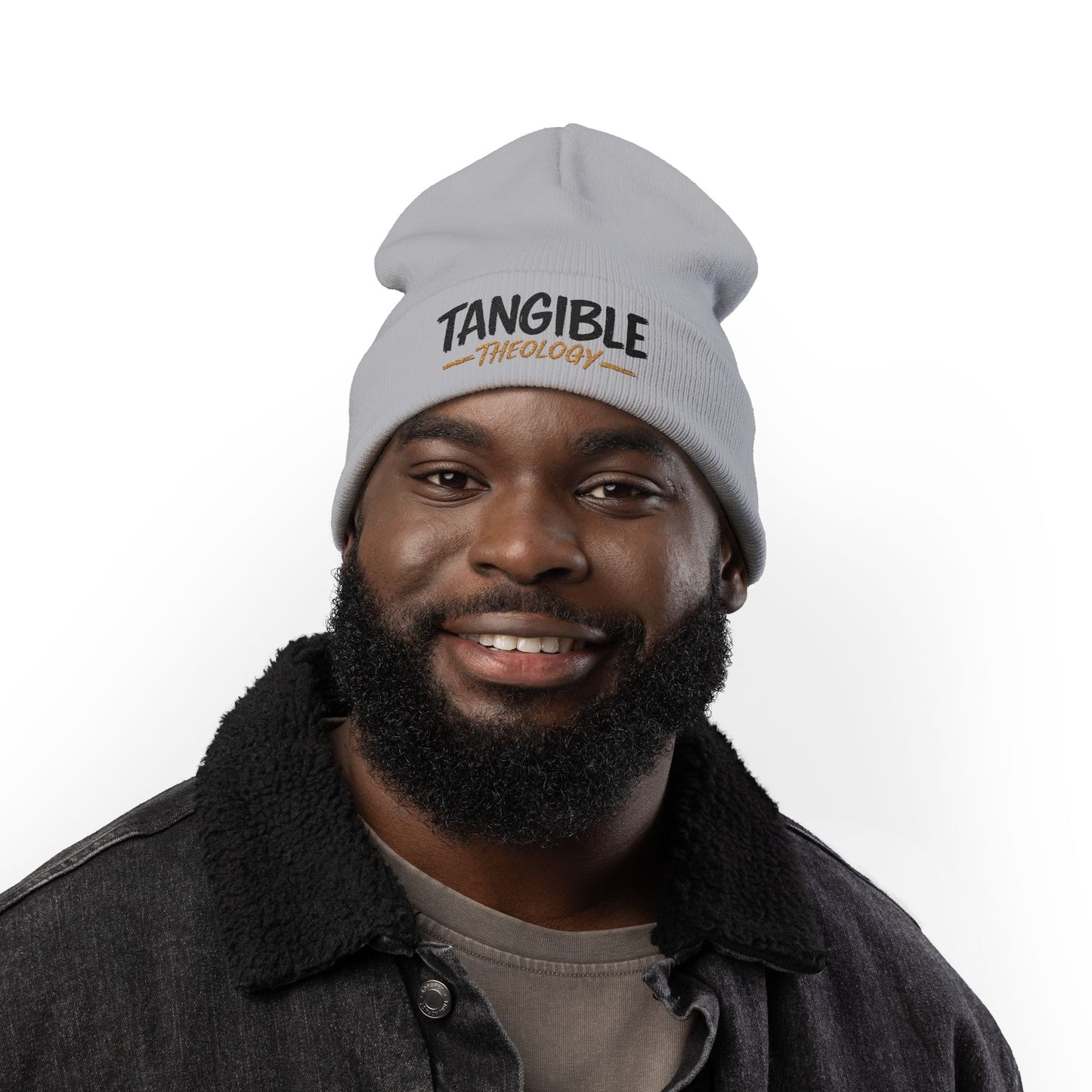 Tangible Theology Embroidered Knit Beanie