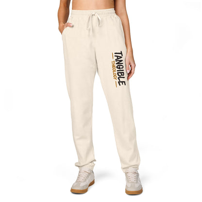 Graphic Sweatpants — "Timberlake" Vertical Logo Fleece Joggers