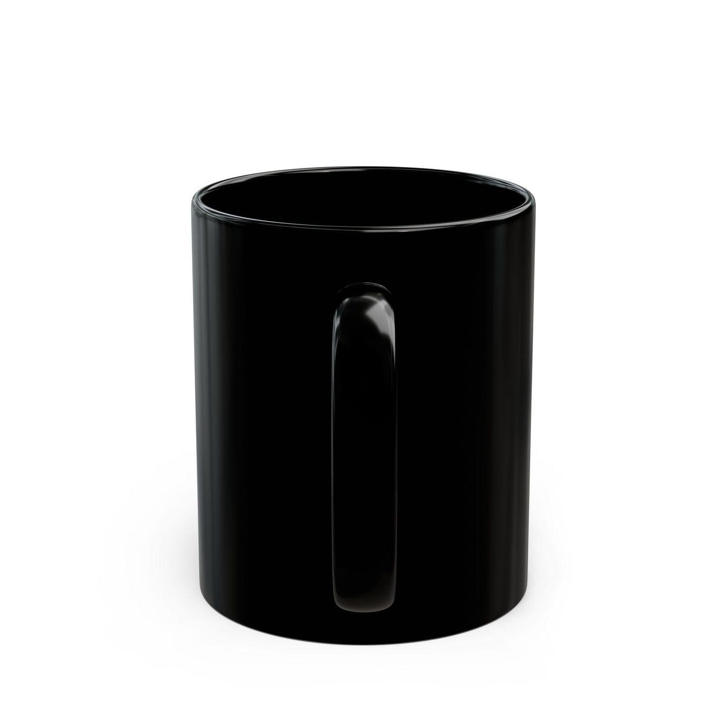 Gold Brushstroke TT Logo Black Coffee Mug (11oz, 15oz)