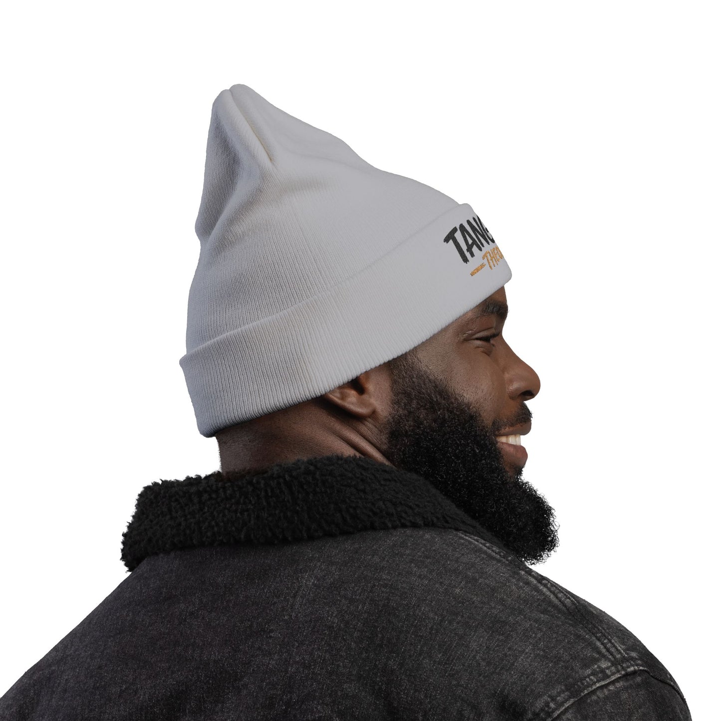 Tangible Theology Embroidered Knit Beanie