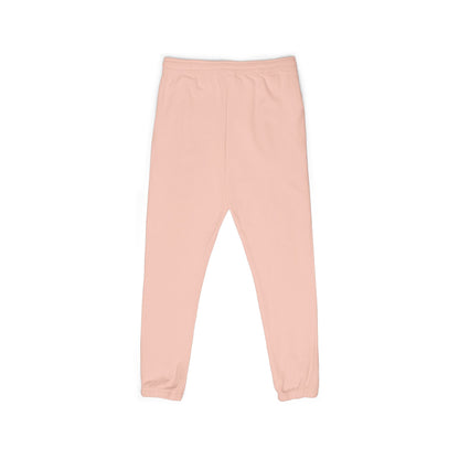 Graphic Sweatpants — "Timberlake" Vertical Logo Fleece Joggers