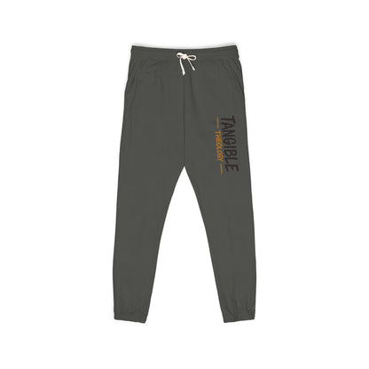 Graphic Sweatpants — "Timberlake" Vertical Logo Fleece Joggers