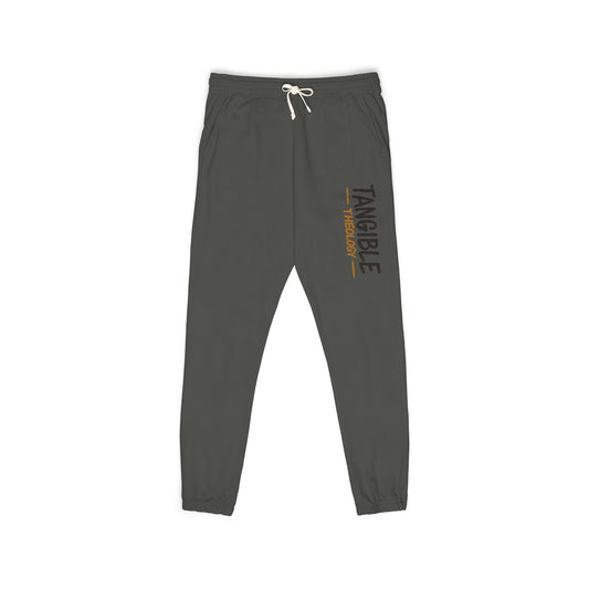 Graphic Sweatpants — "Timberlake" Vertical Logo Fleece Joggers