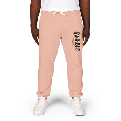 Graphic Sweatpants — "Timberlake" Vertical Logo Fleece Joggers