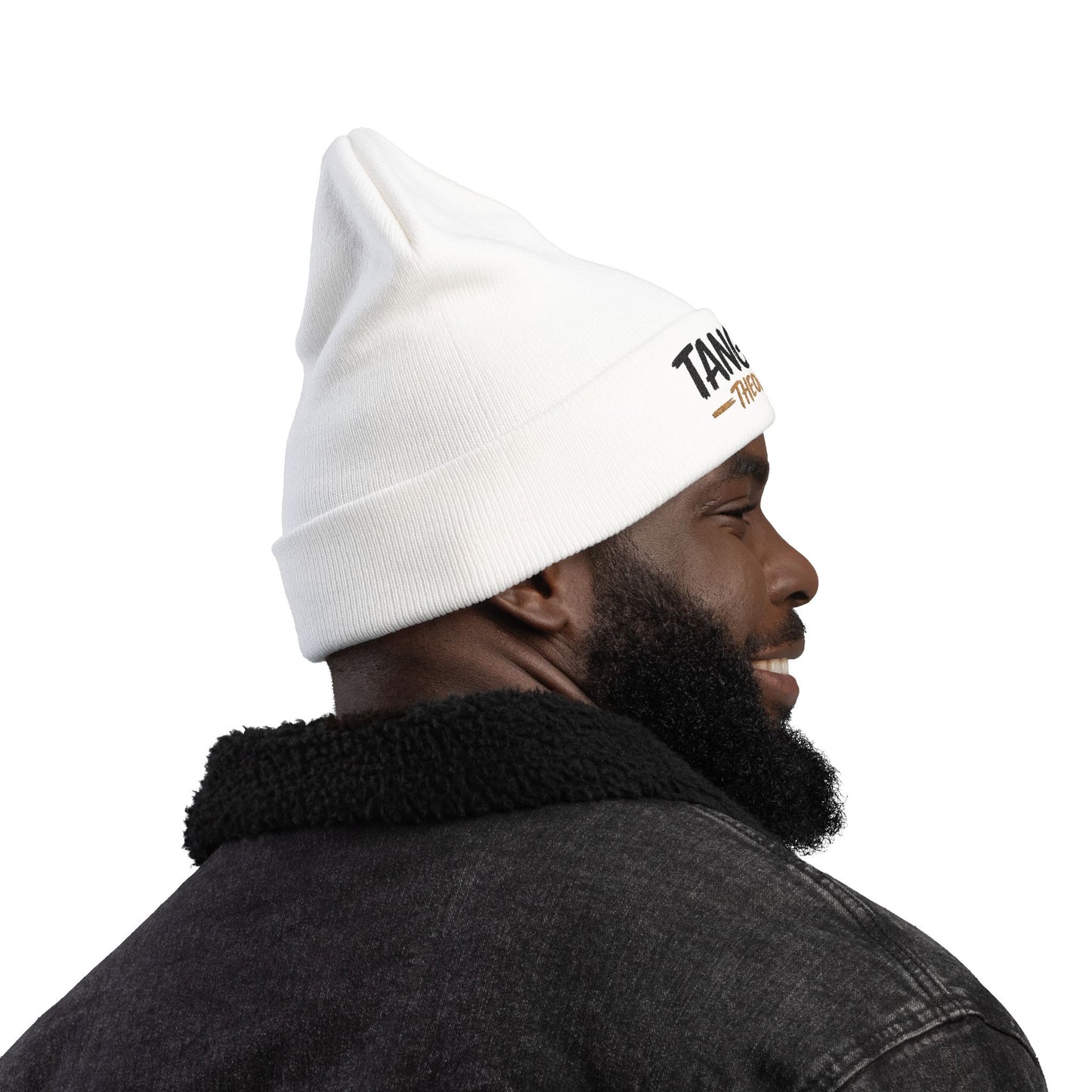 Tangible Theology Embroidered Knit Beanie