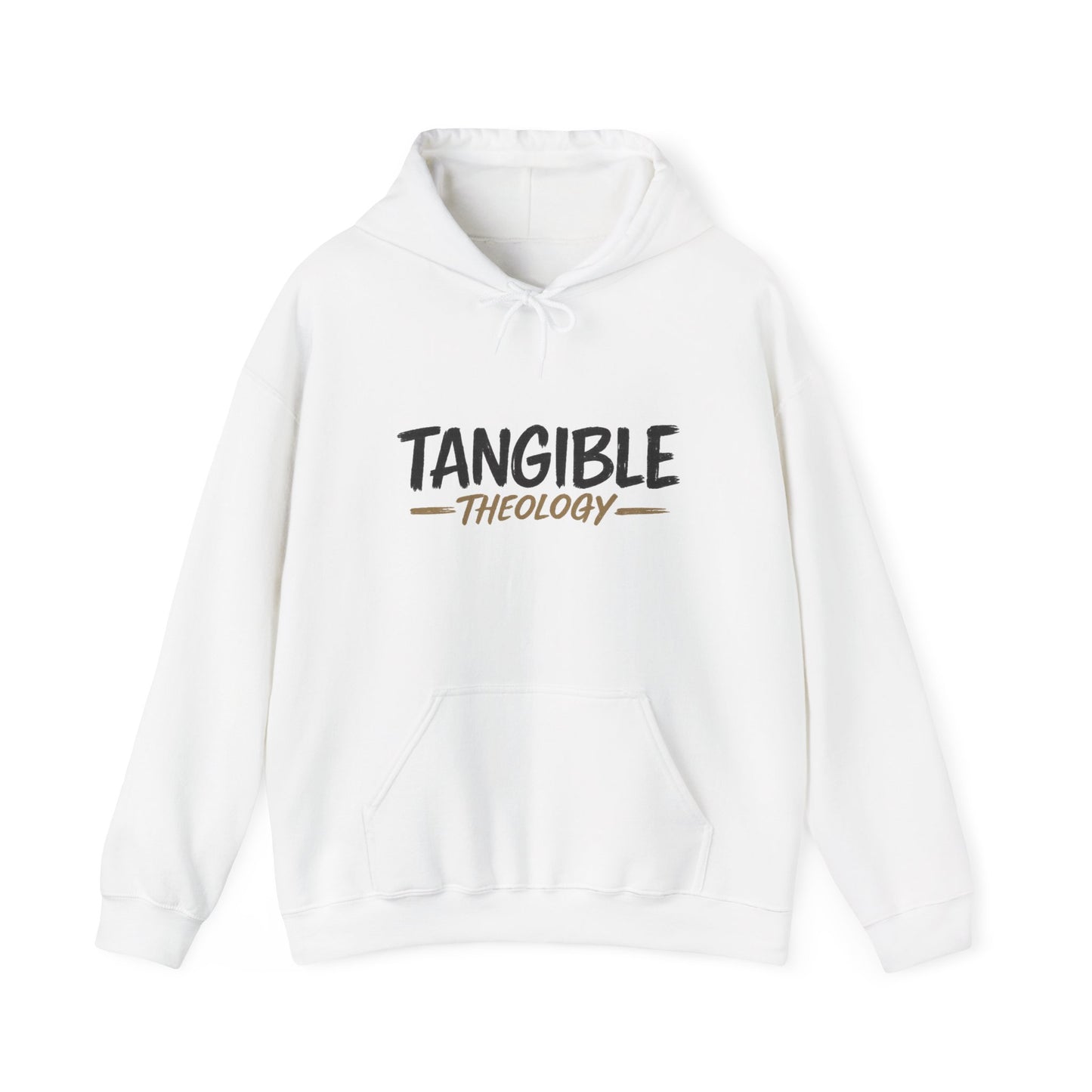 Tangible Theology Hoodie — Minimal Faith Logo Pullover