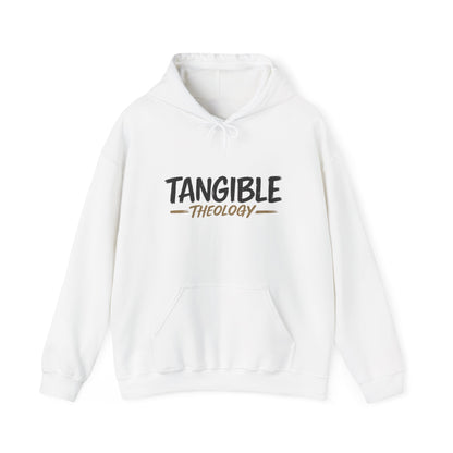 Tangible Theology Hoodie — Minimal Faith Logo Pullover