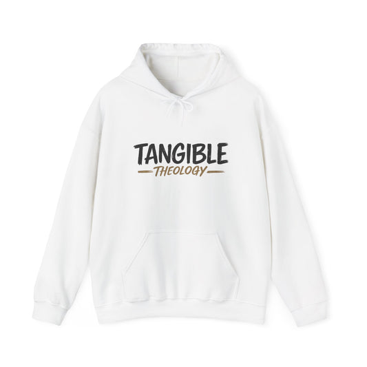 Tangible Theology Hoodie — Minimal Faith Logo Pullover