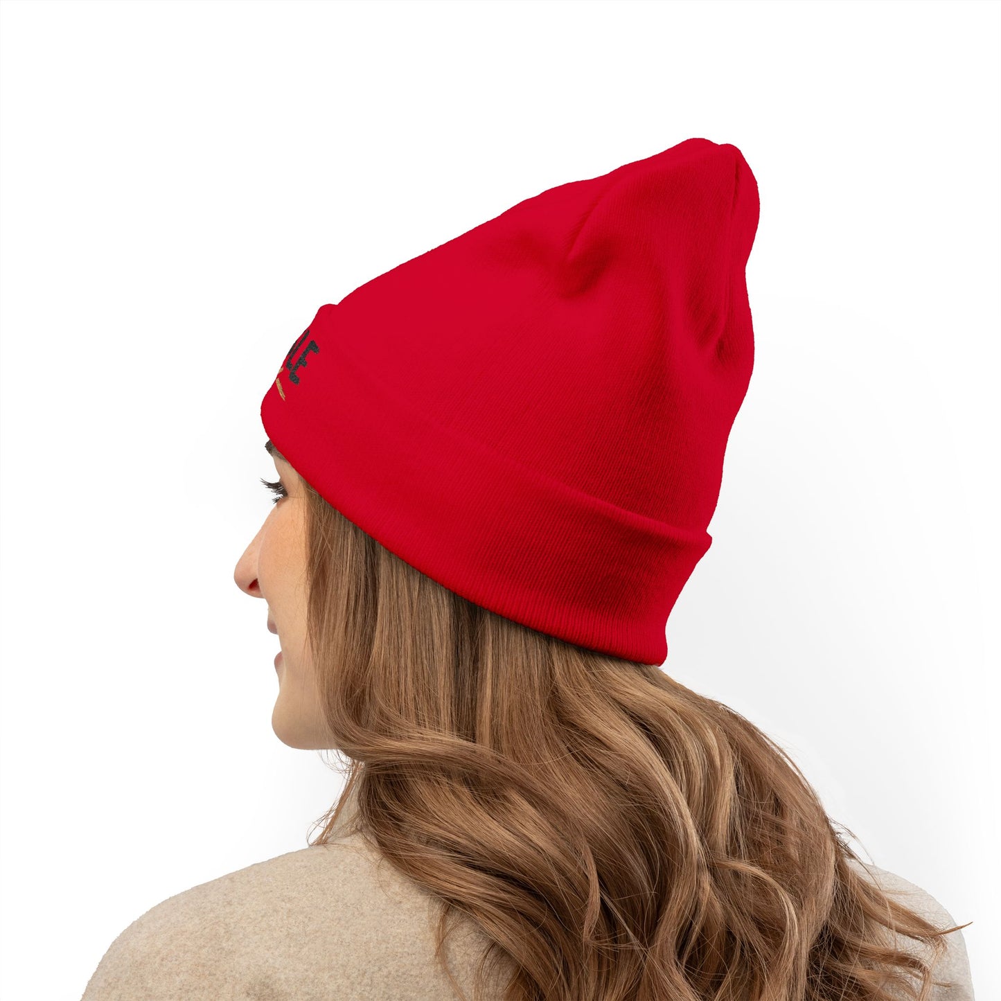 Tangible Theology Embroidered Knit Beanie