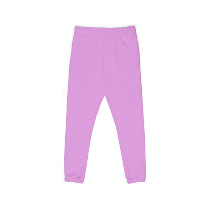 Graphic Sweatpants — "Timberlake" Vertical Logo Fleece Joggers